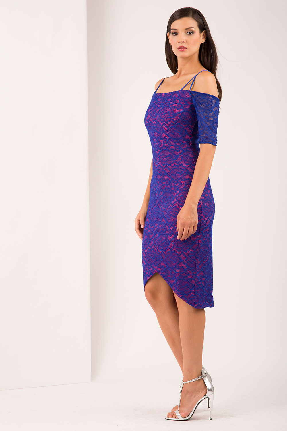 Pink and Cobalt Lace