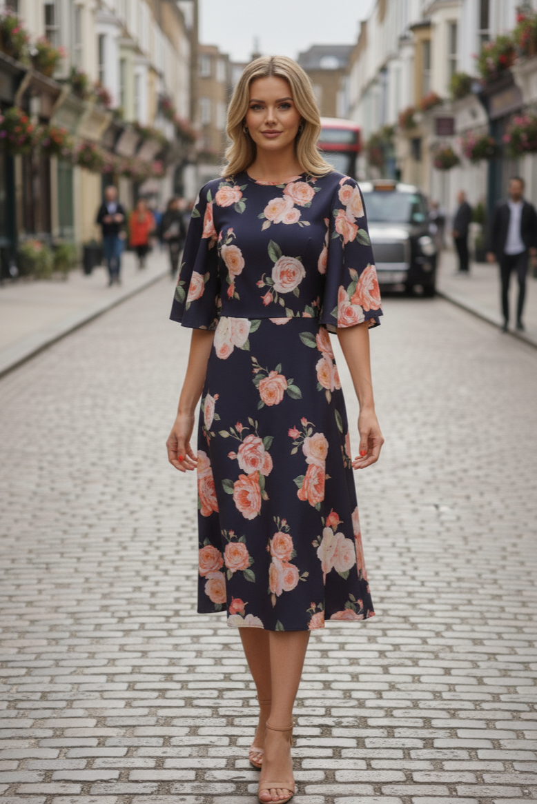Rose Garden Navy