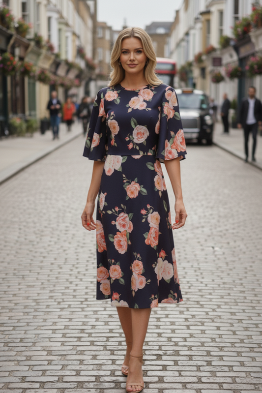Rose Garden Navy