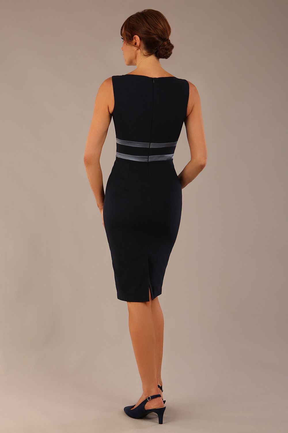 (Navy Blue - Blue Satin)