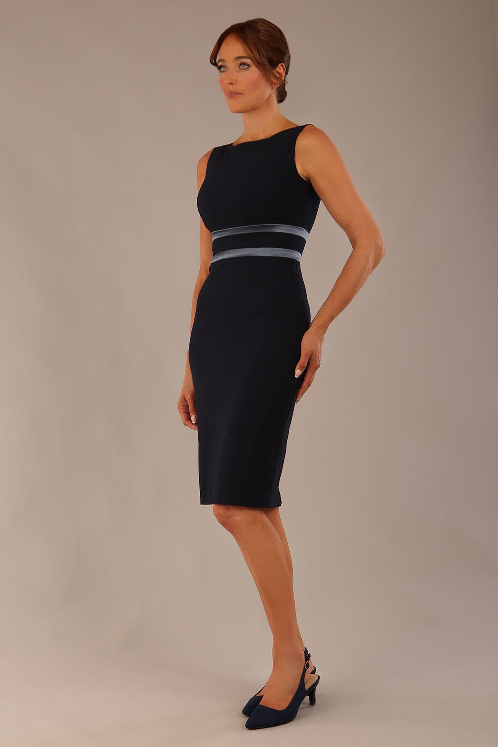 (Navy Blue - Blue Satin)