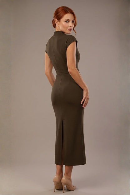 Kaden High Neck Midaxi Dress