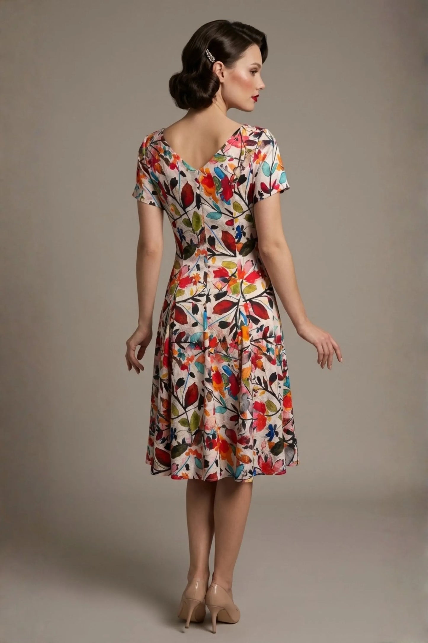 Valia Silk Touch A-Line Dress