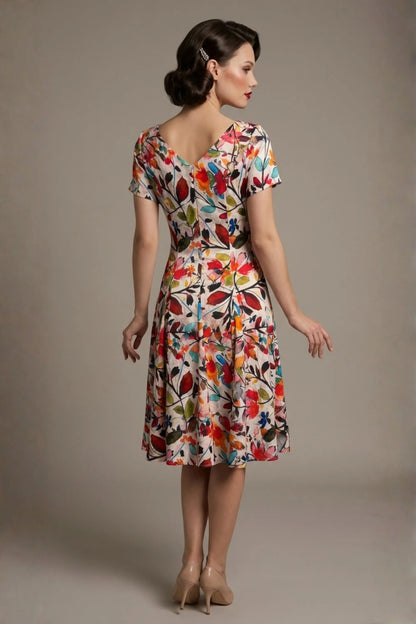 Valia Silk Touch A-Line Dress