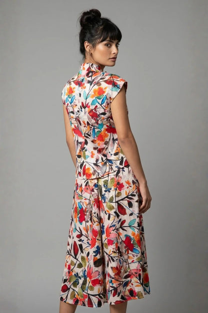 Arundel Cowl Neck & Swing Skirt Co-ord