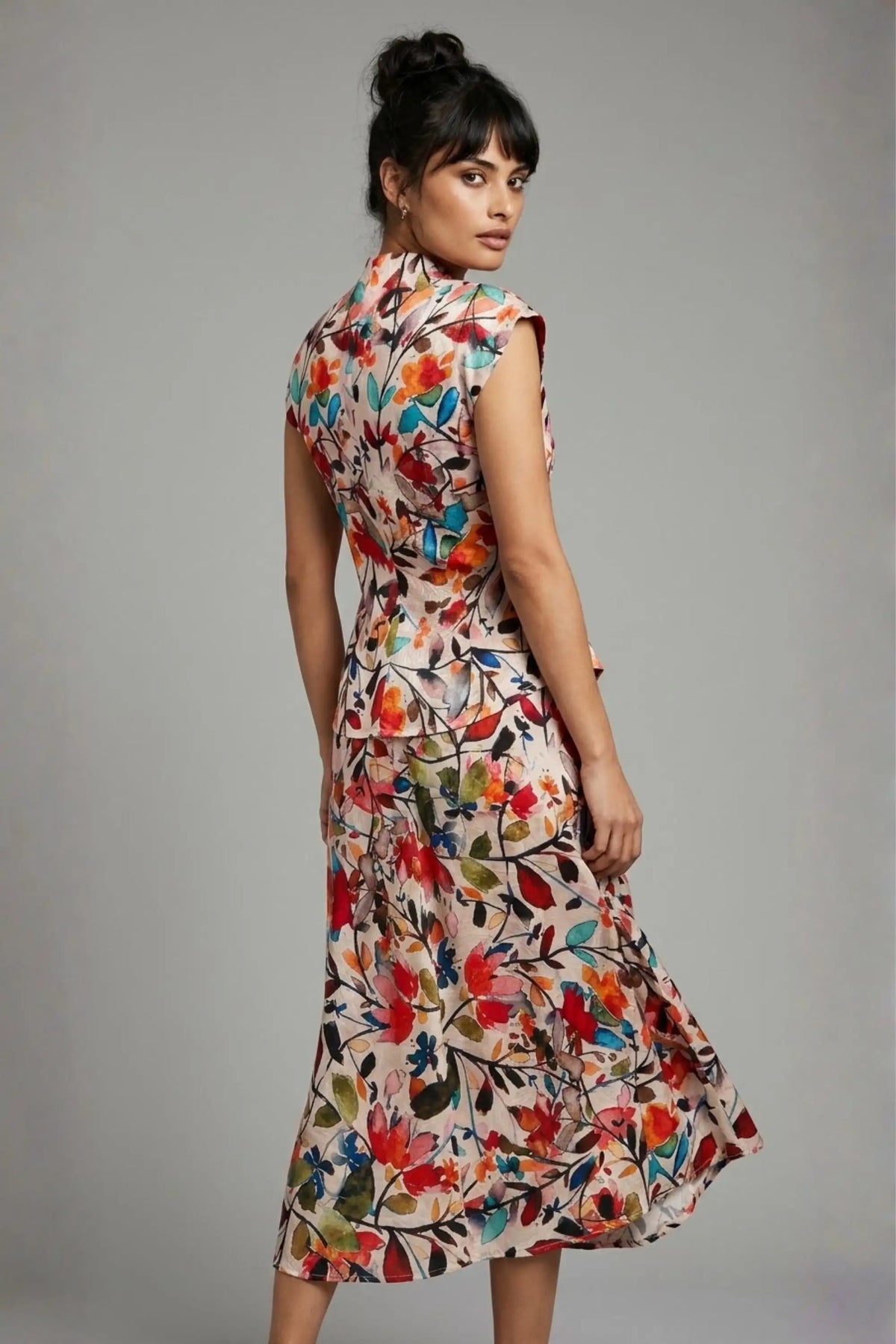 Arundel Cowl Neck & Swing Skirt Co-ord