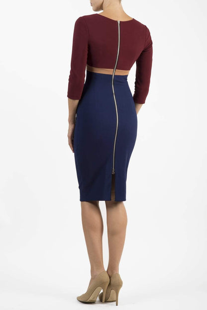 Navy Burgundy